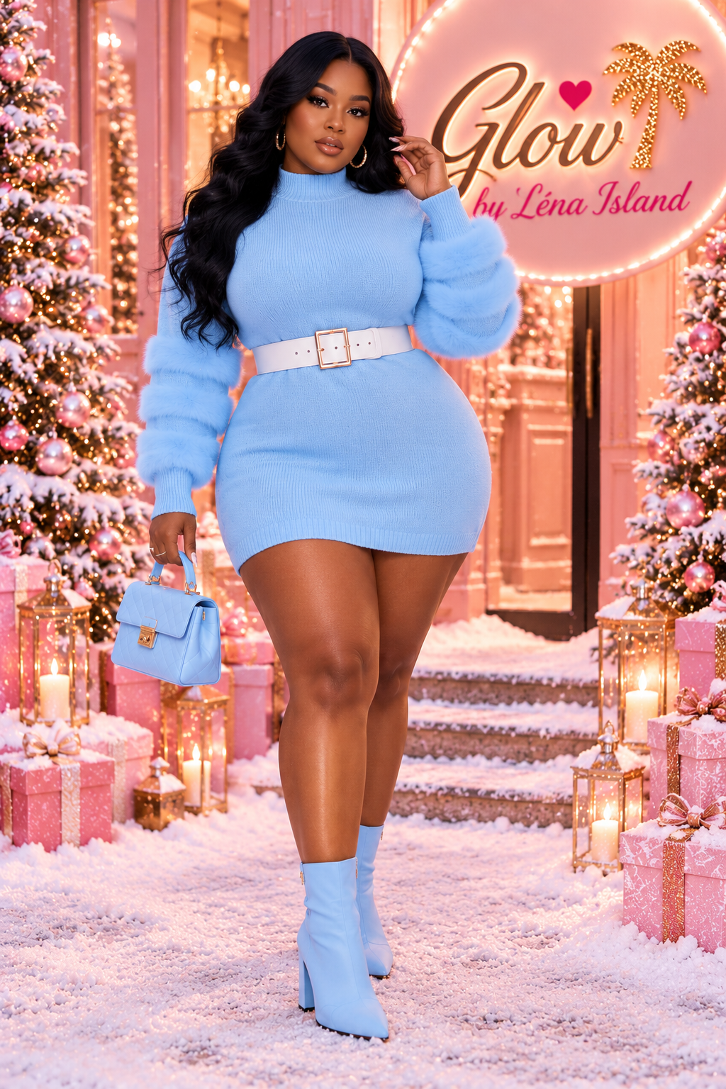 🤍✨ Robe Pull Femme Col Montant – Élégance & Style Cocooning 👗🦋