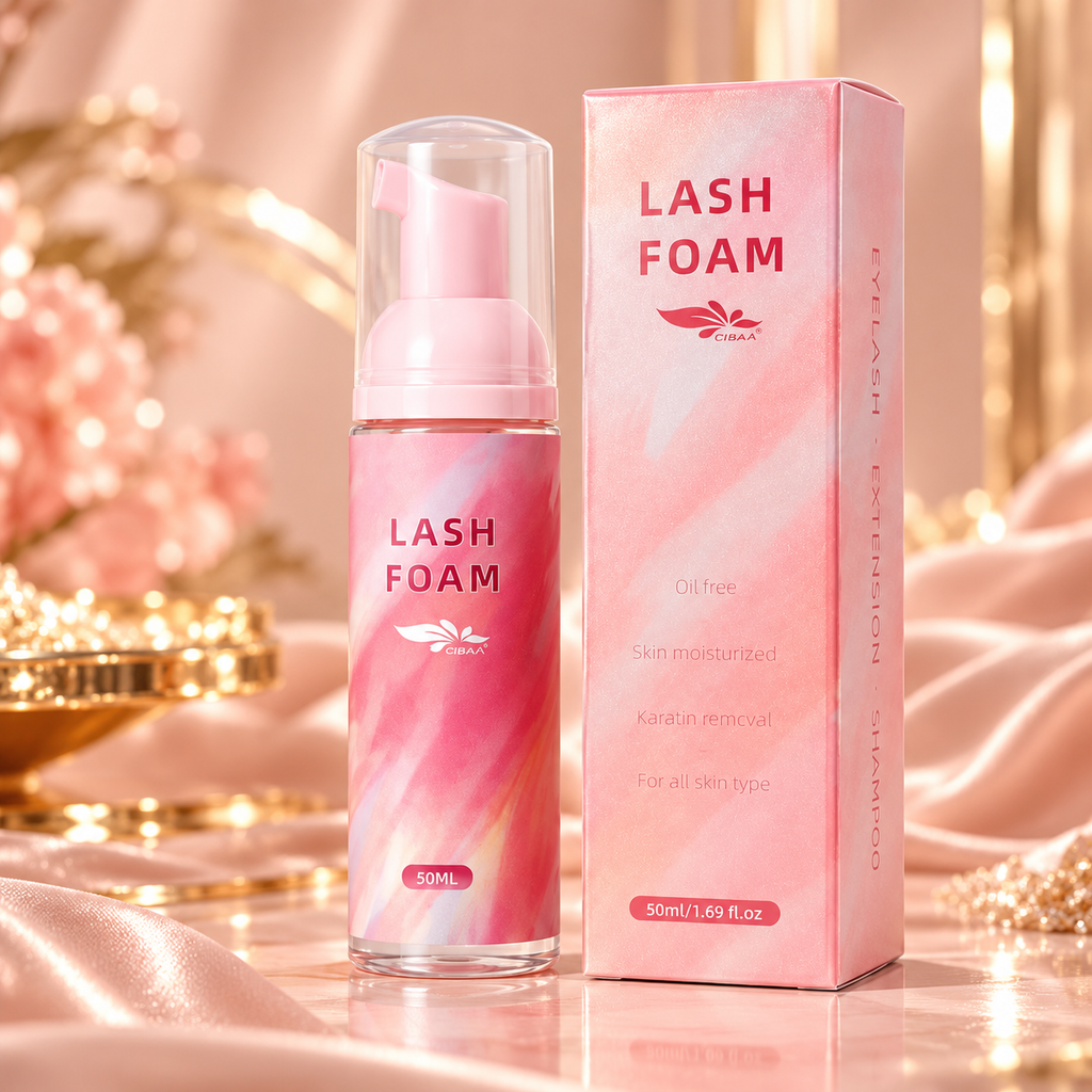🫧💕Mousse Nettoyante pour Extensions de Cils – Shampooing Doux 50 ml ✨👁️