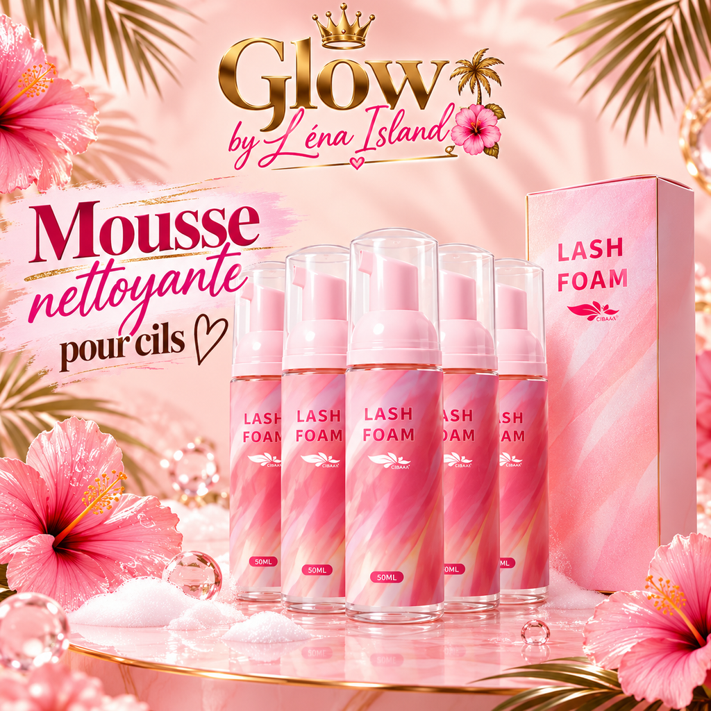 🫧💕Mousse Nettoyante pour Extensions de Cils – Shampooing Doux 50 ml ✨👁️