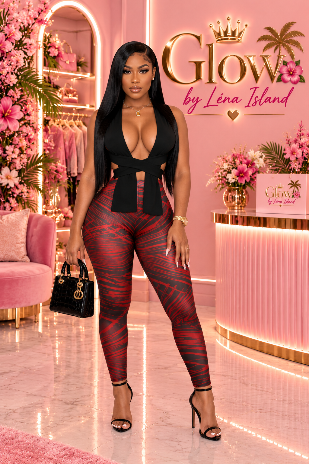 💙 Ensemble 2 Pièces Corset & Pantalon Skinny – Chic Streetwear ✨🔥