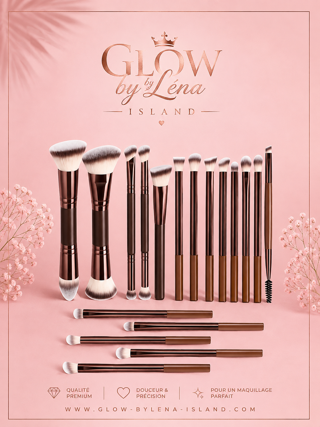🦋✨ Kit de Pinceaux Maquillage Professionnels ✨🦋