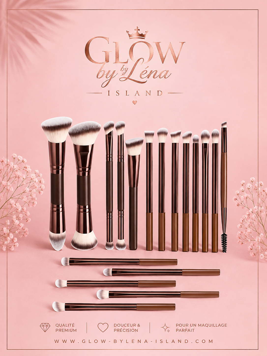 🦋✨ Kit de Pinceaux Maquillage Professionnels ✨🦋