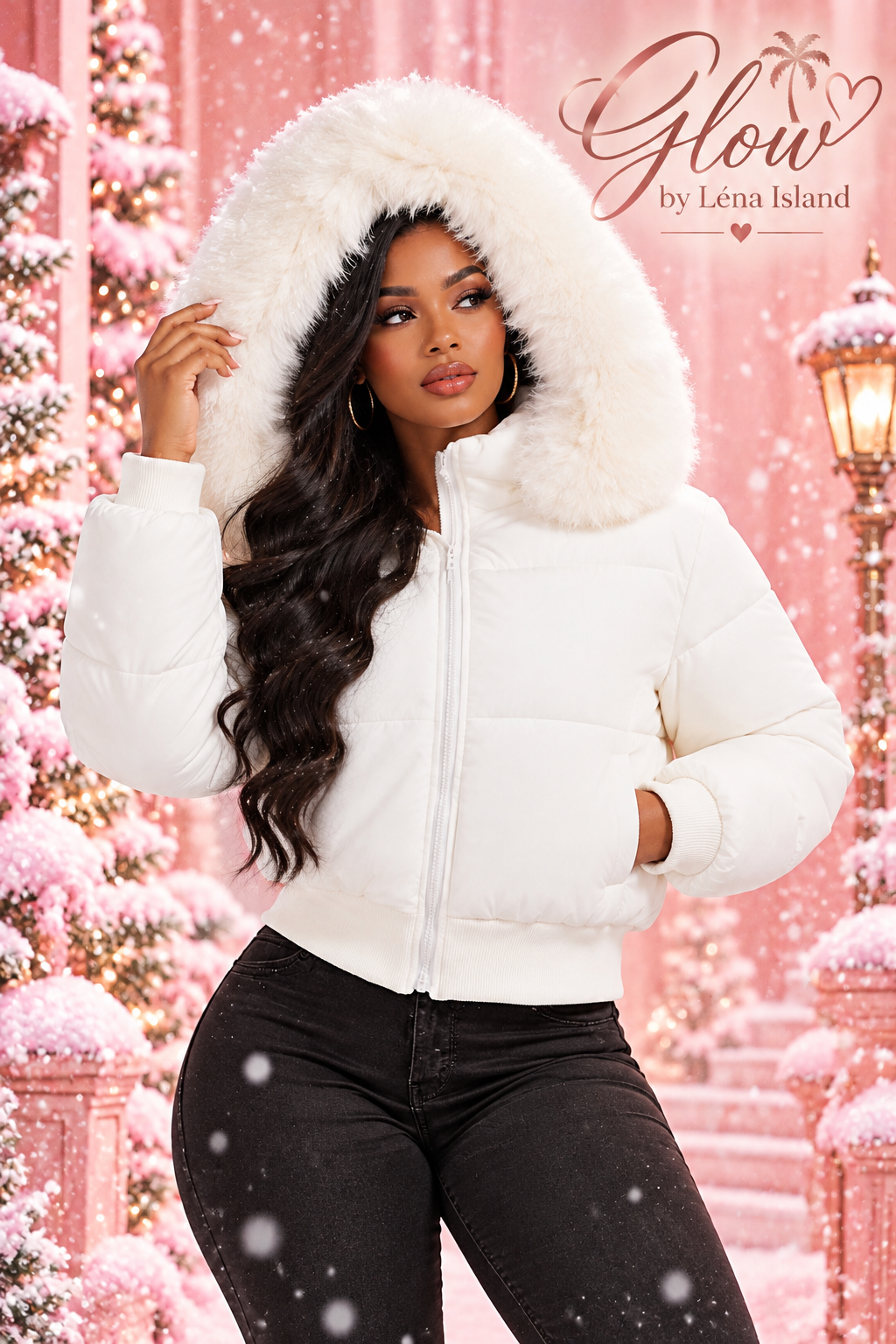 ✨ Veste d’Hiver Femme Cocooning ❄️🤍 | Parka Courte Douillette & Chic 💕🧥
