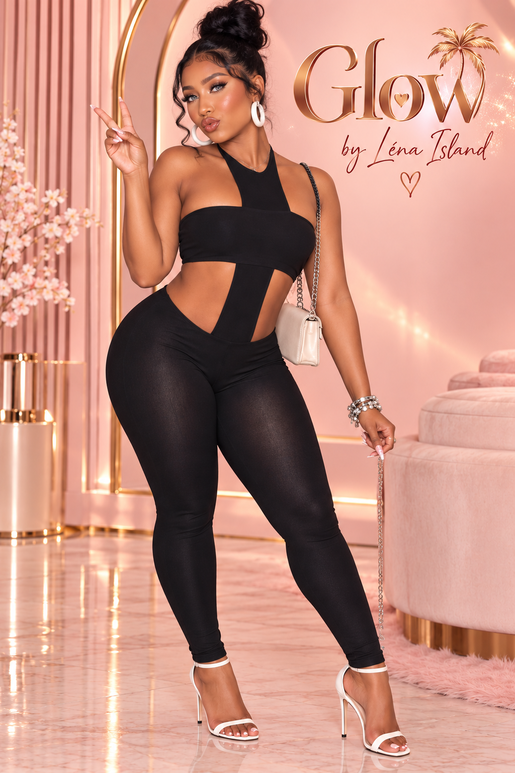 🖤✨ Combinaison Bandage Dos Nu – Chic & Sensuelle 👠🔥