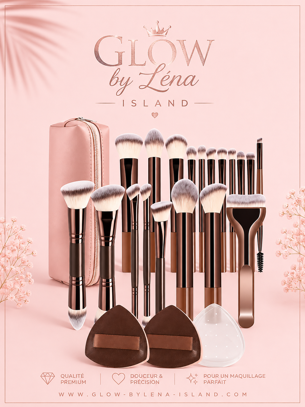 🦋✨ Kit de Pinceaux Maquillage Professionnels ✨🦋