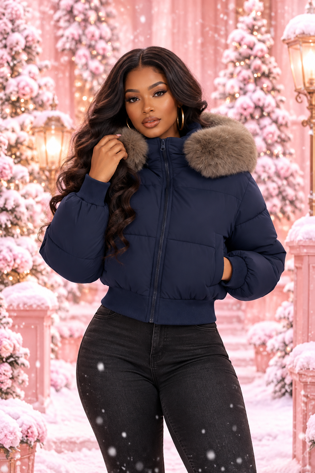 ✨ Veste d’Hiver Femme Cocooning ❄️🤍 | Parka Courte Douillette & Chic 💕🧥