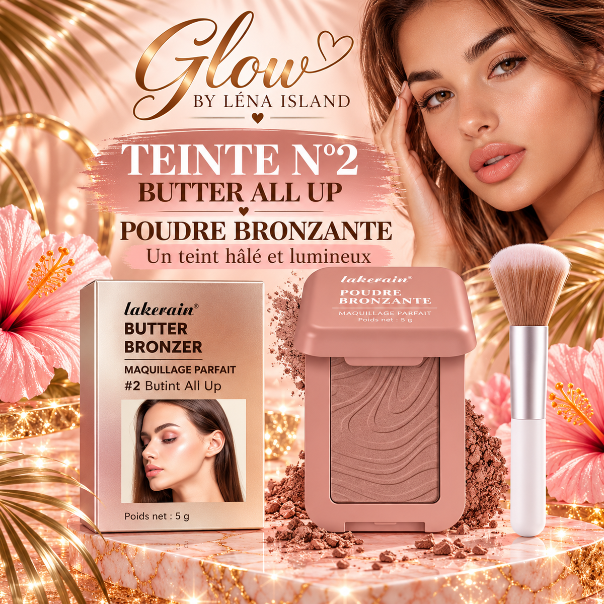 ✨ Stick Contouring & Bronzer 2-en-1 – Un teint sculpté et lumineux 💄🤎