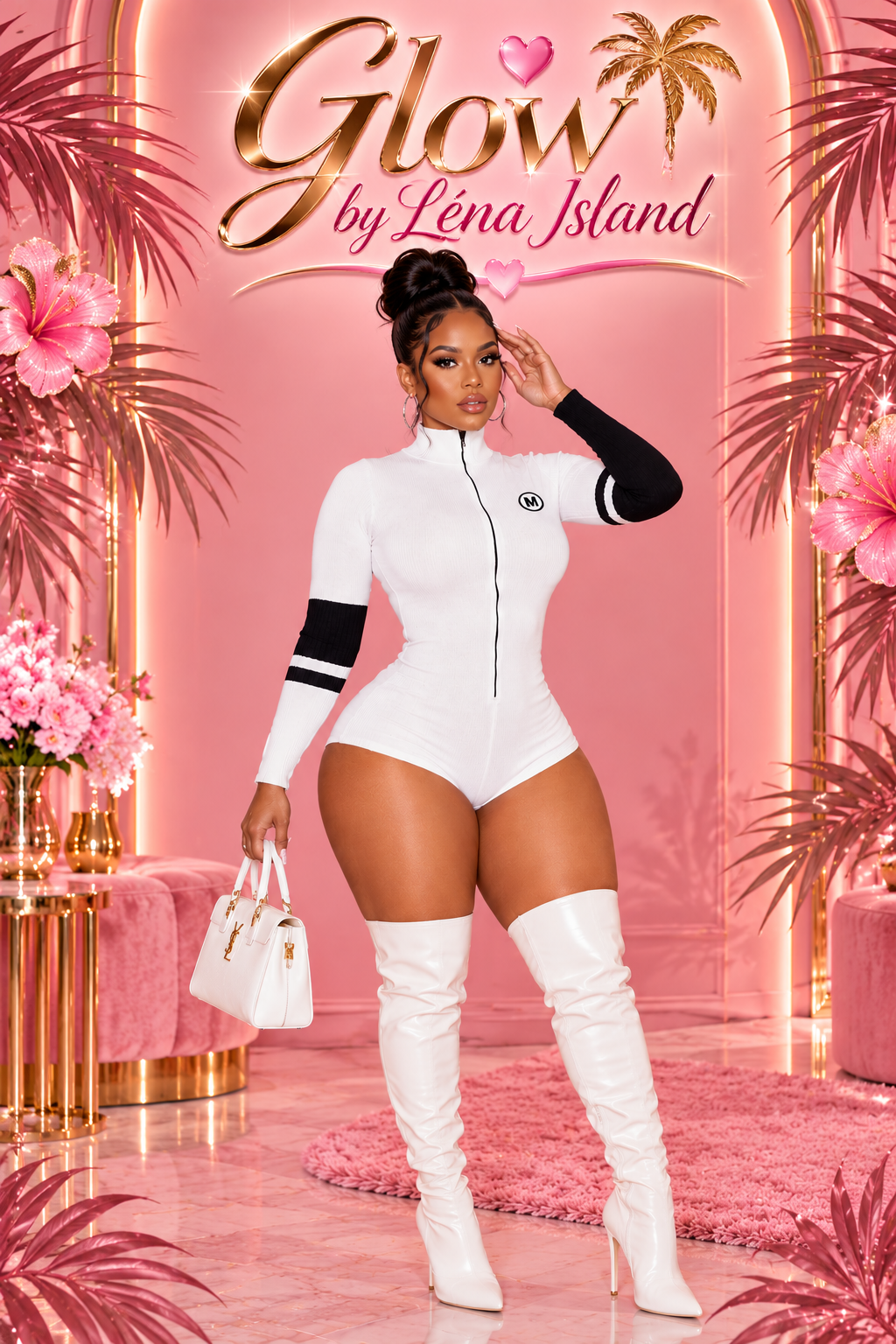 🤍✨ Combinaison Côtelée Blanche Femme – Élégance & Style Chic 🦋