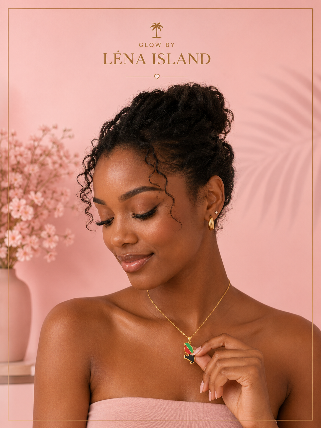 🇲🇶 Pendentif Martinique – Une île, une histoire, une fierté ✨