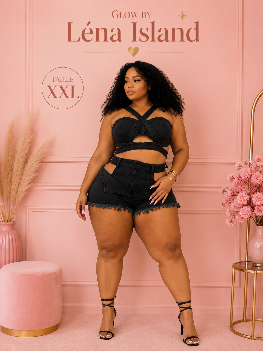 💕 Ensemble Jean Denim 2 Pièces ✨