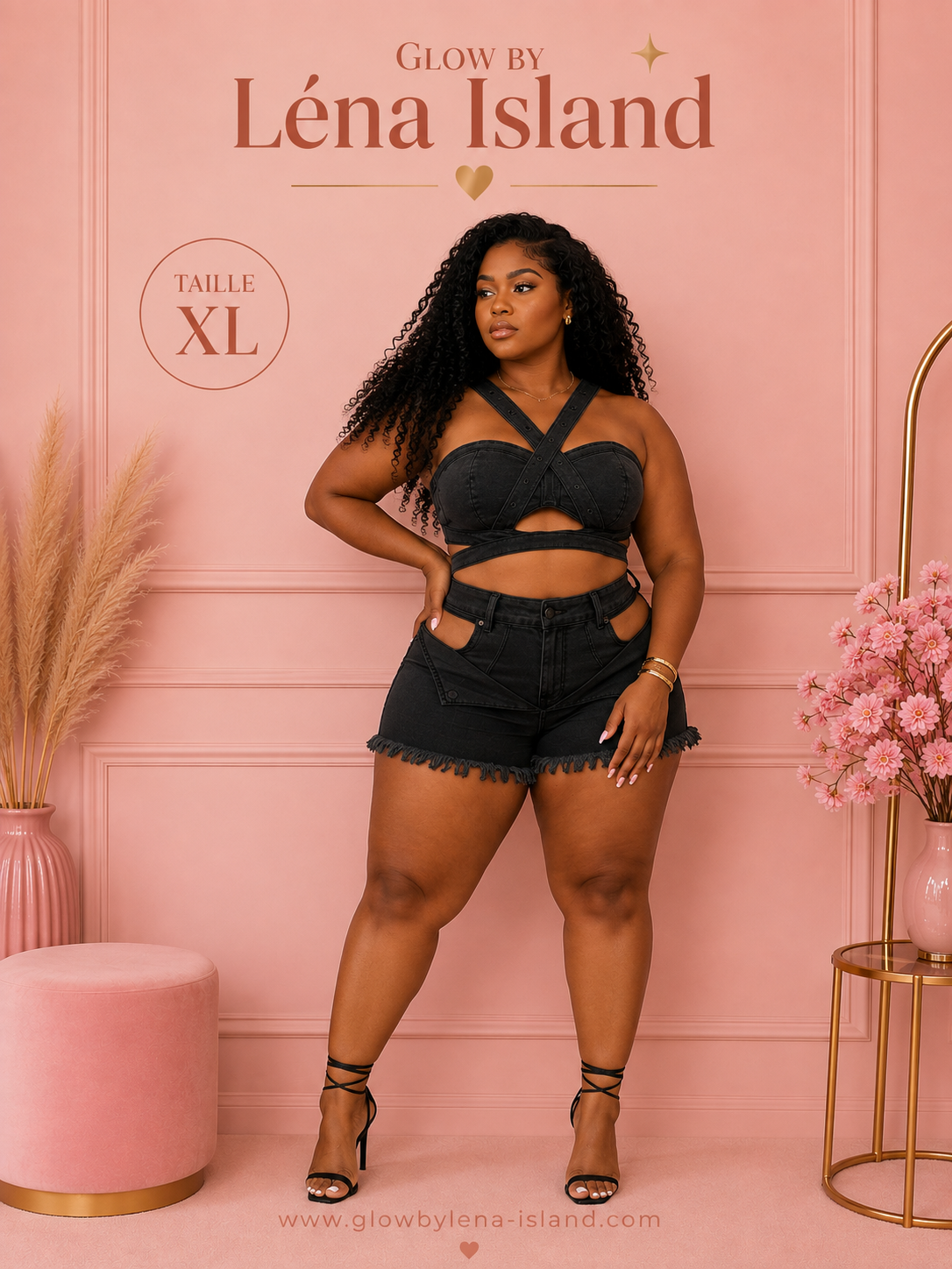 💕 Ensemble Jean Denim 2 Pièces ✨