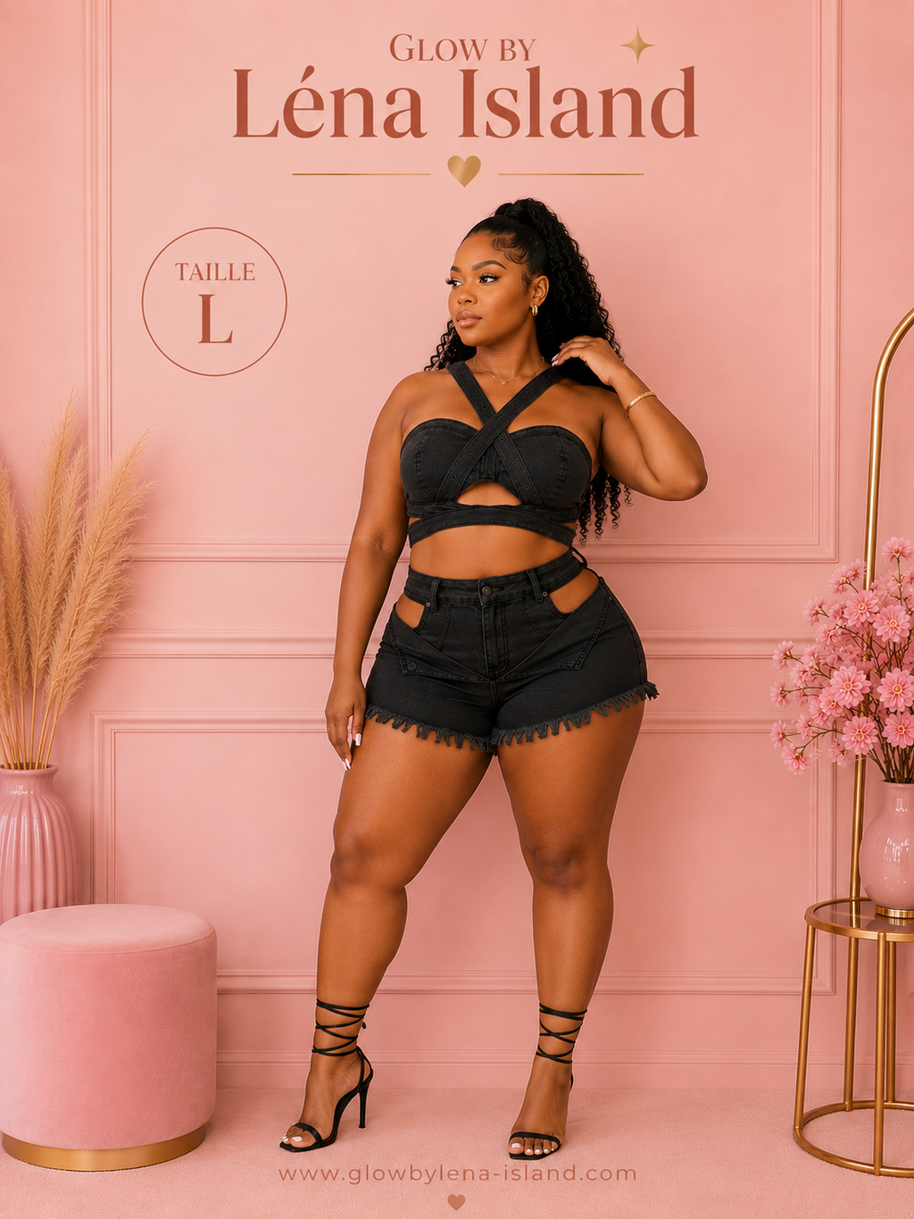 💕 Ensemble Jean Denim 2 Pièces ✨
