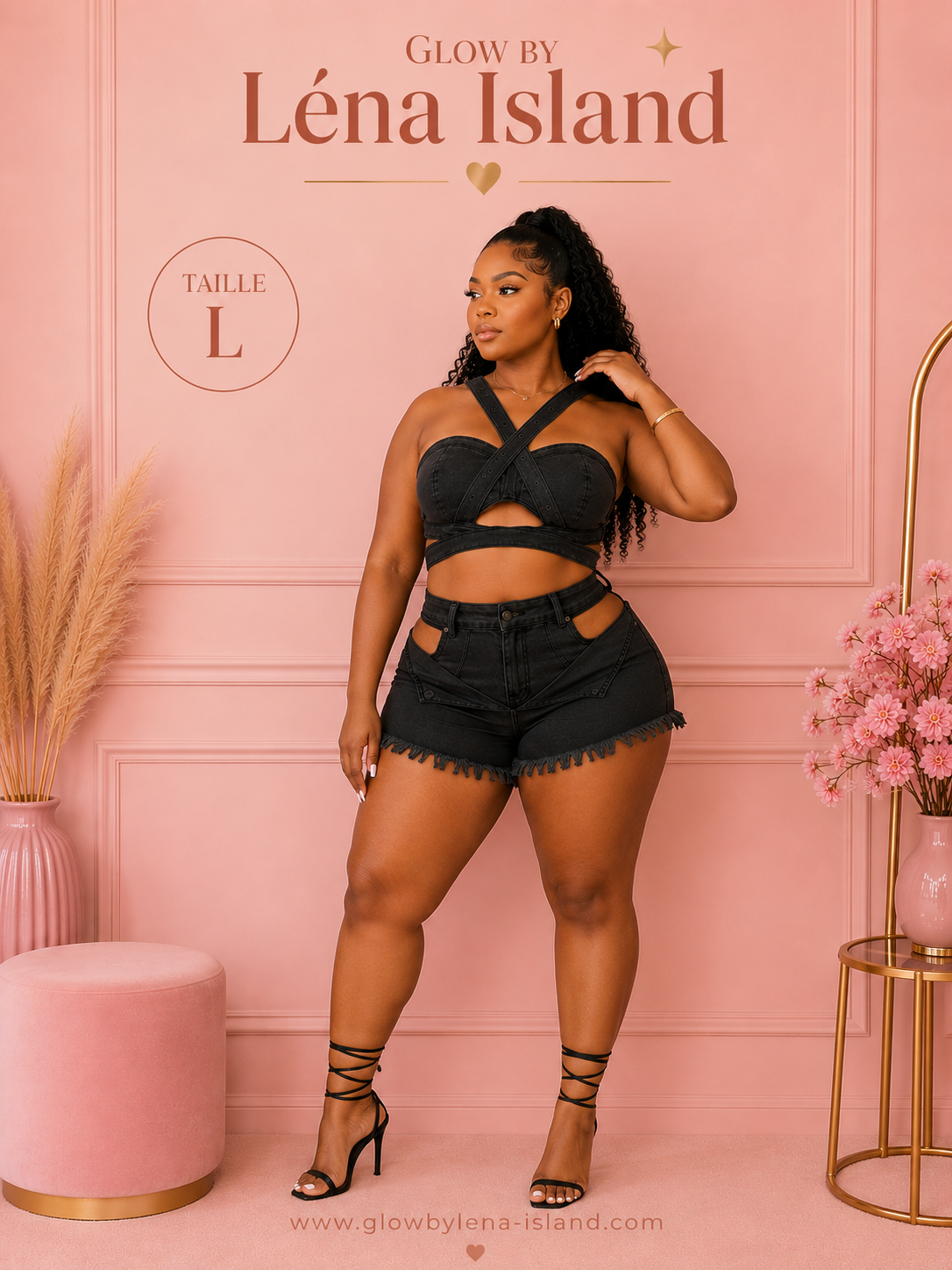 💕 Ensemble Jean Denim 2 Pièces ✨