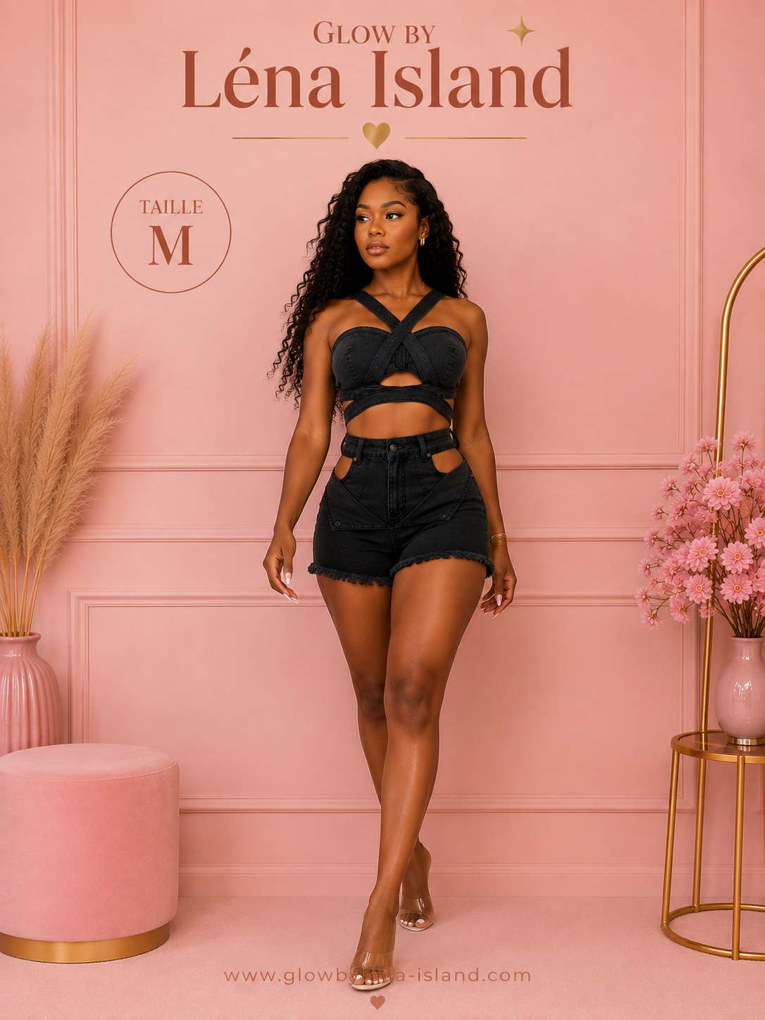 💕 Ensemble Jean Denim 2 Pièces ✨