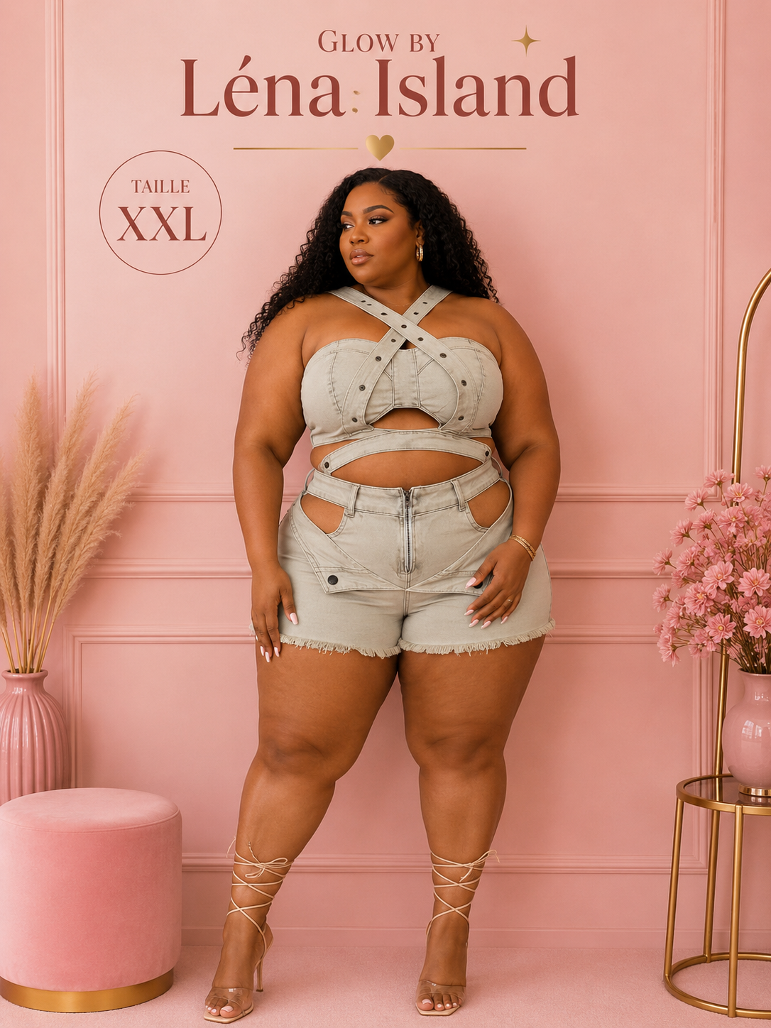 💕 Ensemble Jean Denim 2 Pièces ✨