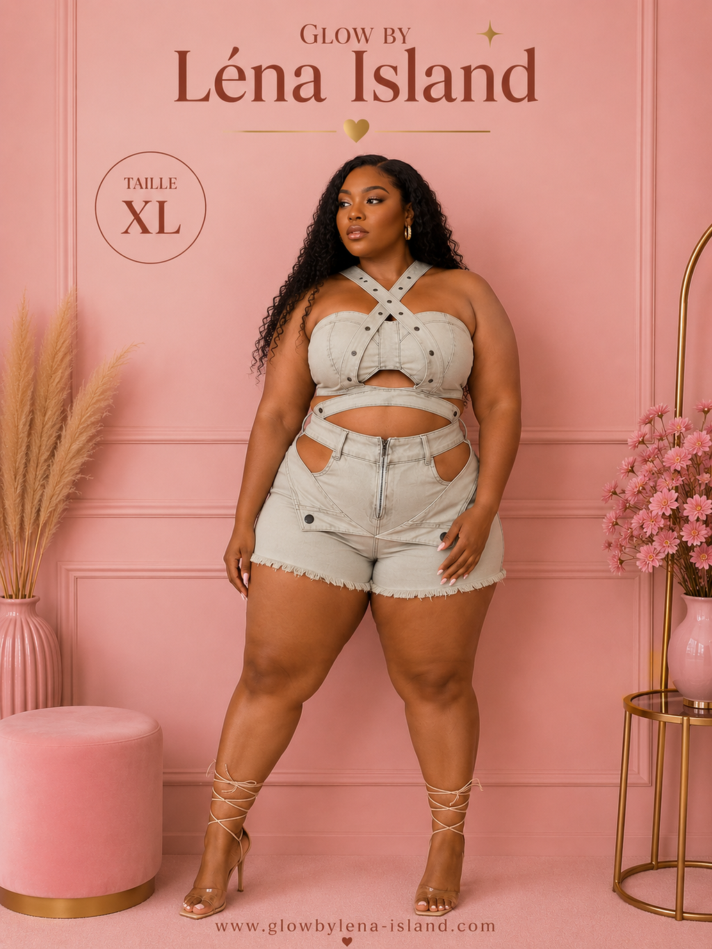 💕 Ensemble Jean Denim 2 Pièces ✨