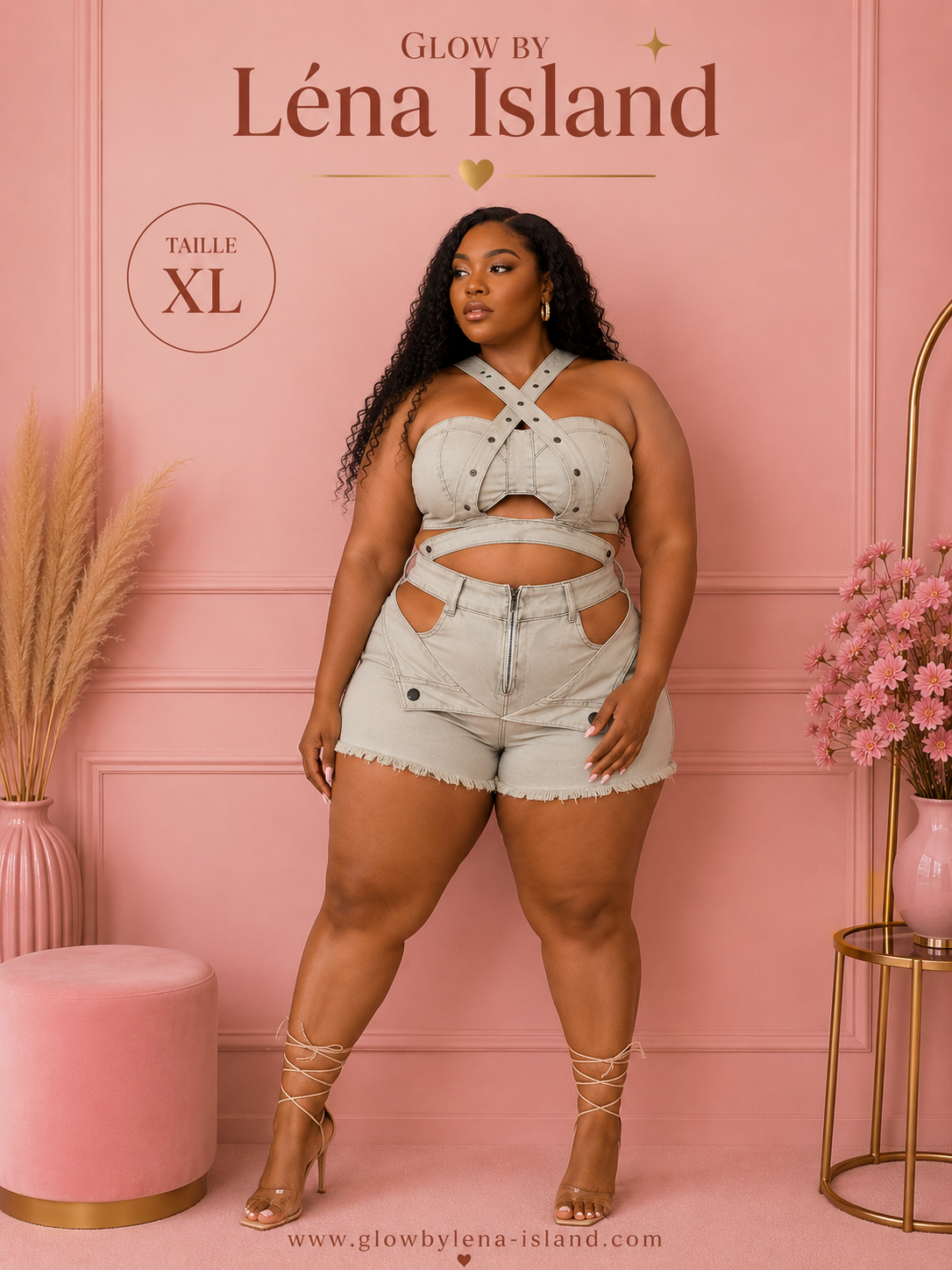 💕 Ensemble Jean Denim 2 Pièces ✨