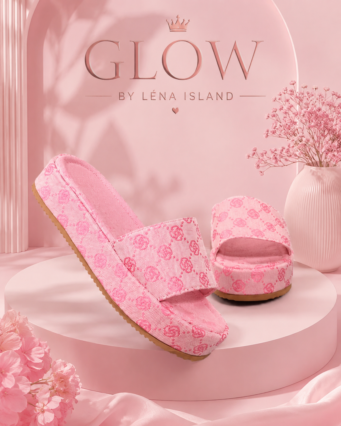 🌸 Sandali Floreali Chic con Plateau 🌸