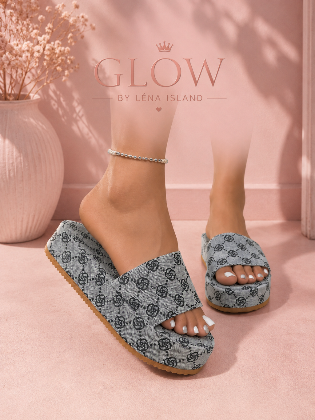🌸 Sandali Floreali Chic con Plateau 🌸