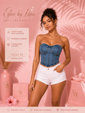 ✨Bustier Corset en Jean – Effet Sculptant & Ultra Tendance 💙