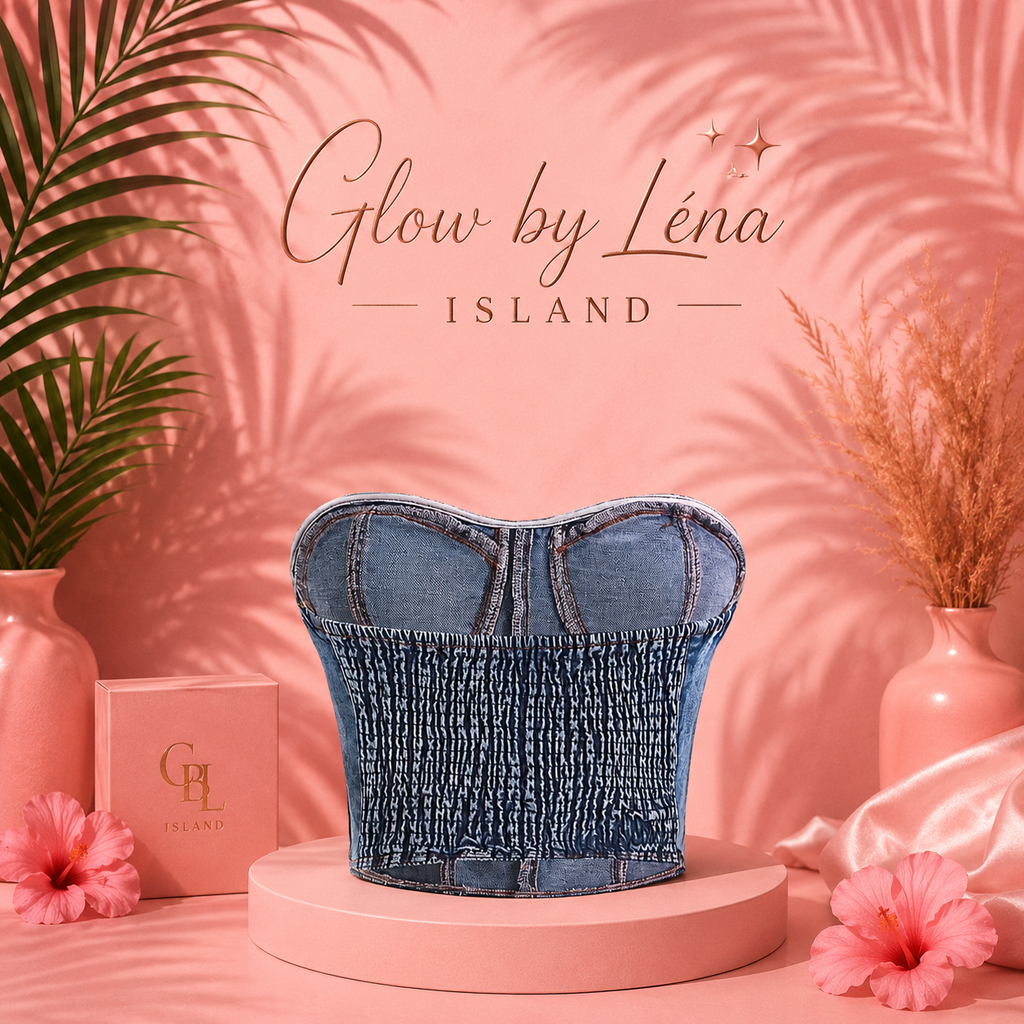 ✨Bustier Corset en Jean – Effet Sculptant & Ultra Tendance 💙