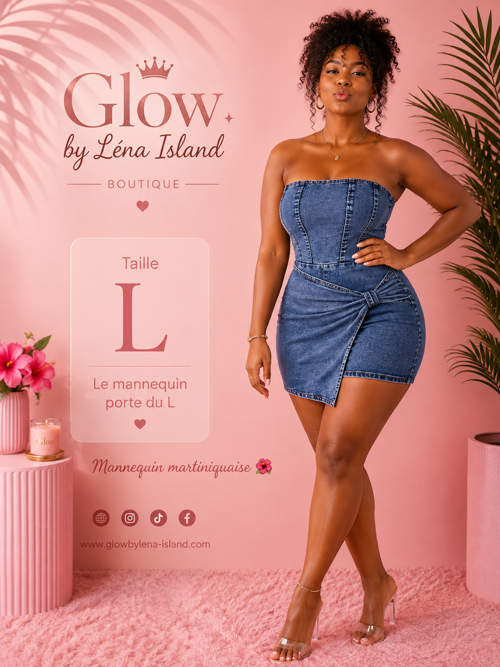 ✨ Robe Tube en Jean Torsadée – Style Chic & Tendance 💙