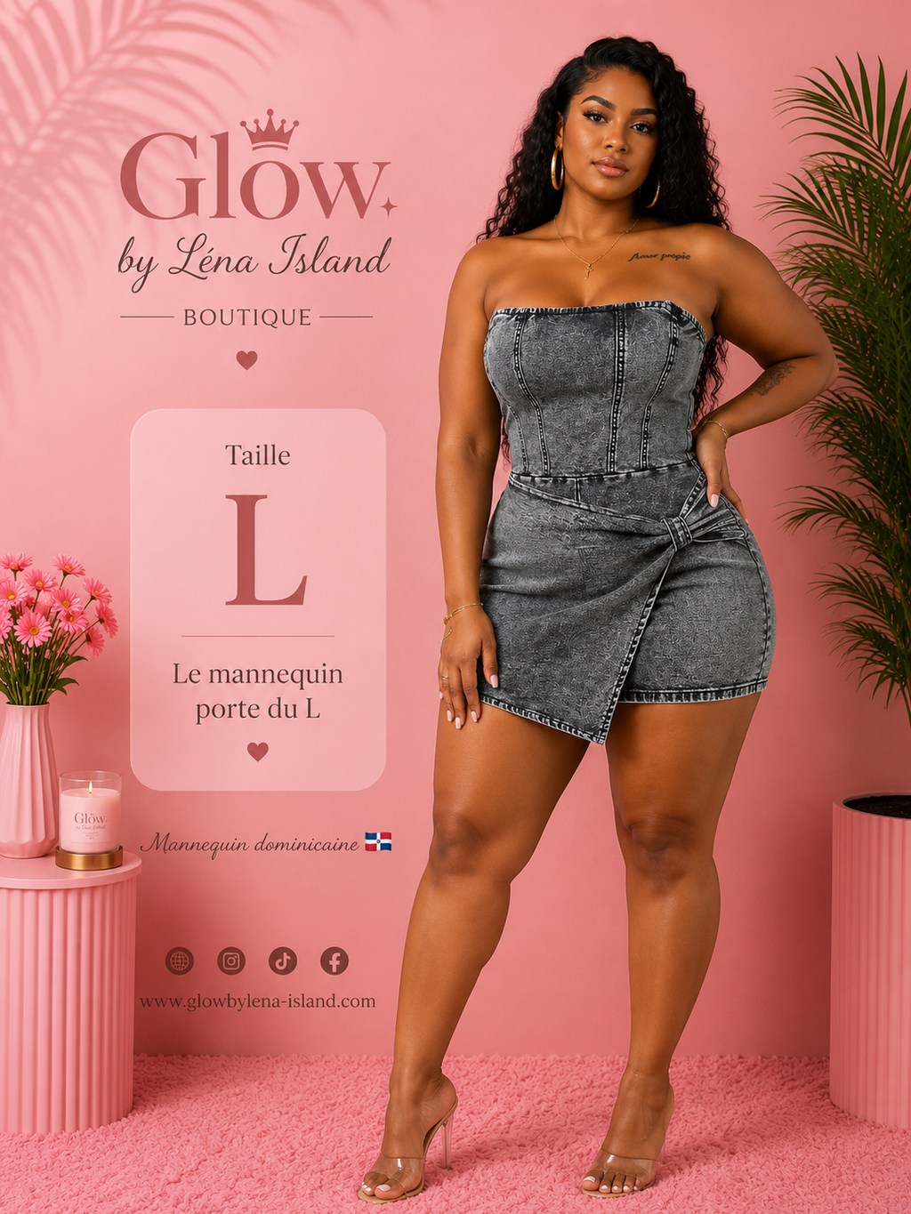✨ Robe Tube en Jean Torsadée – Style Chic & Tendance 💙