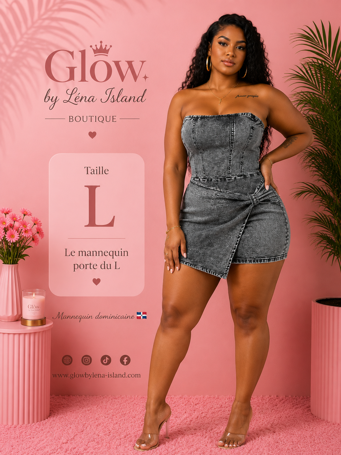 ✨ Robe Tube en Jean Torsadée – Style Chic & Tendance 💙