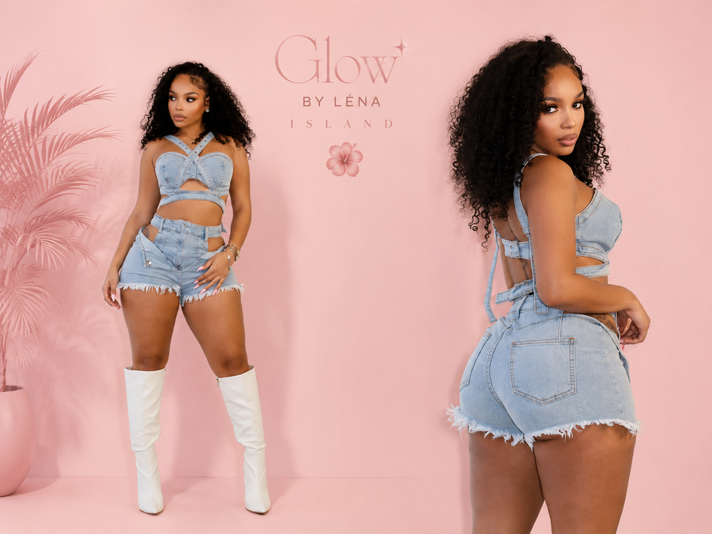 💕 Ensemble Jean Denim 2 Pièces ✨
