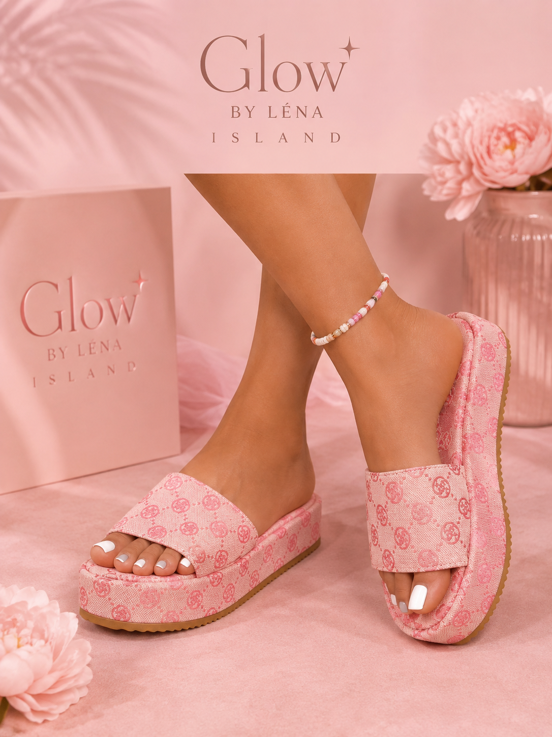 🌸 Sandali Floreali Chic con Plateau 🌸