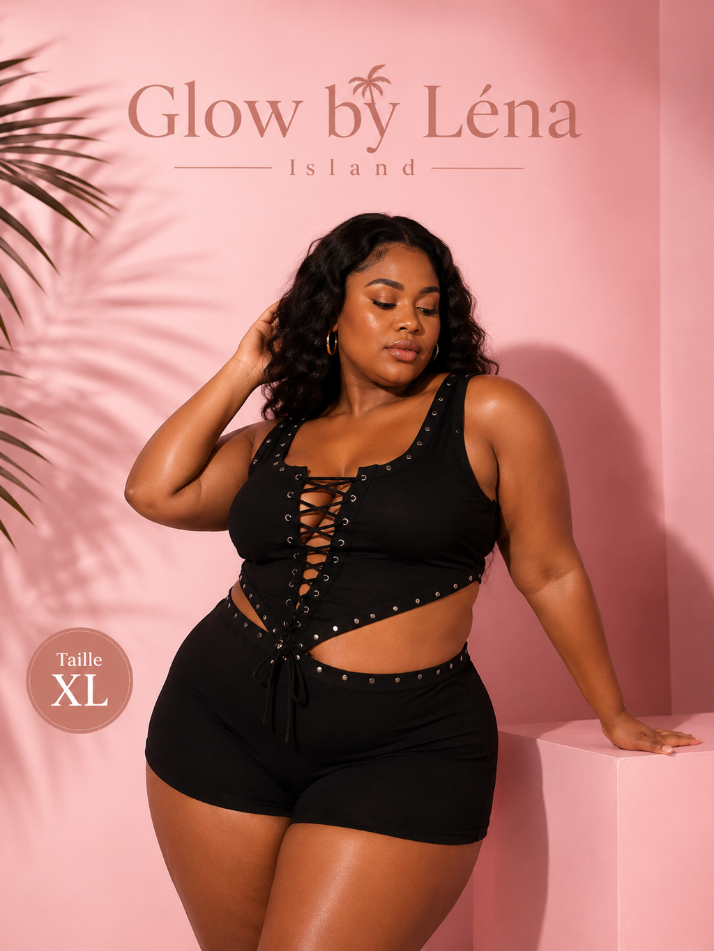 🦋 Combishort Romper Y2K – Noir 🖤✨