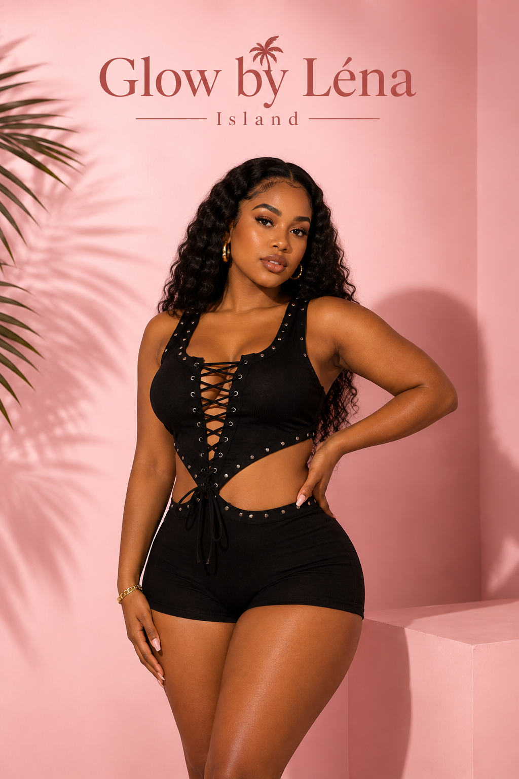 🦋 Combishort Romper Y2K – Noir 🖤✨