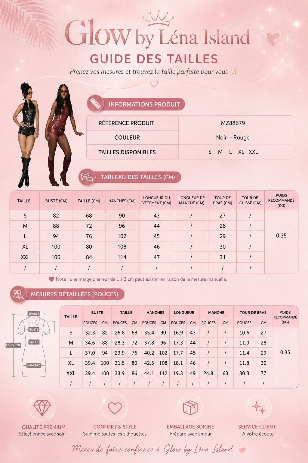 🖤❤️Ensemble 2 pièces effet cuir – Glam & Sexy ✨