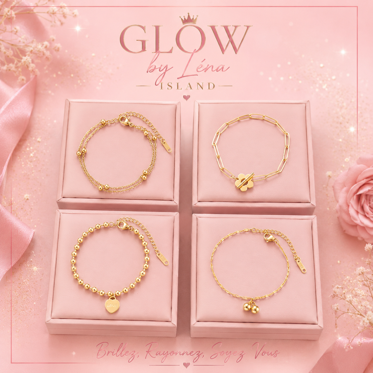 ✨ Bracelets Élégance 💖🌸
