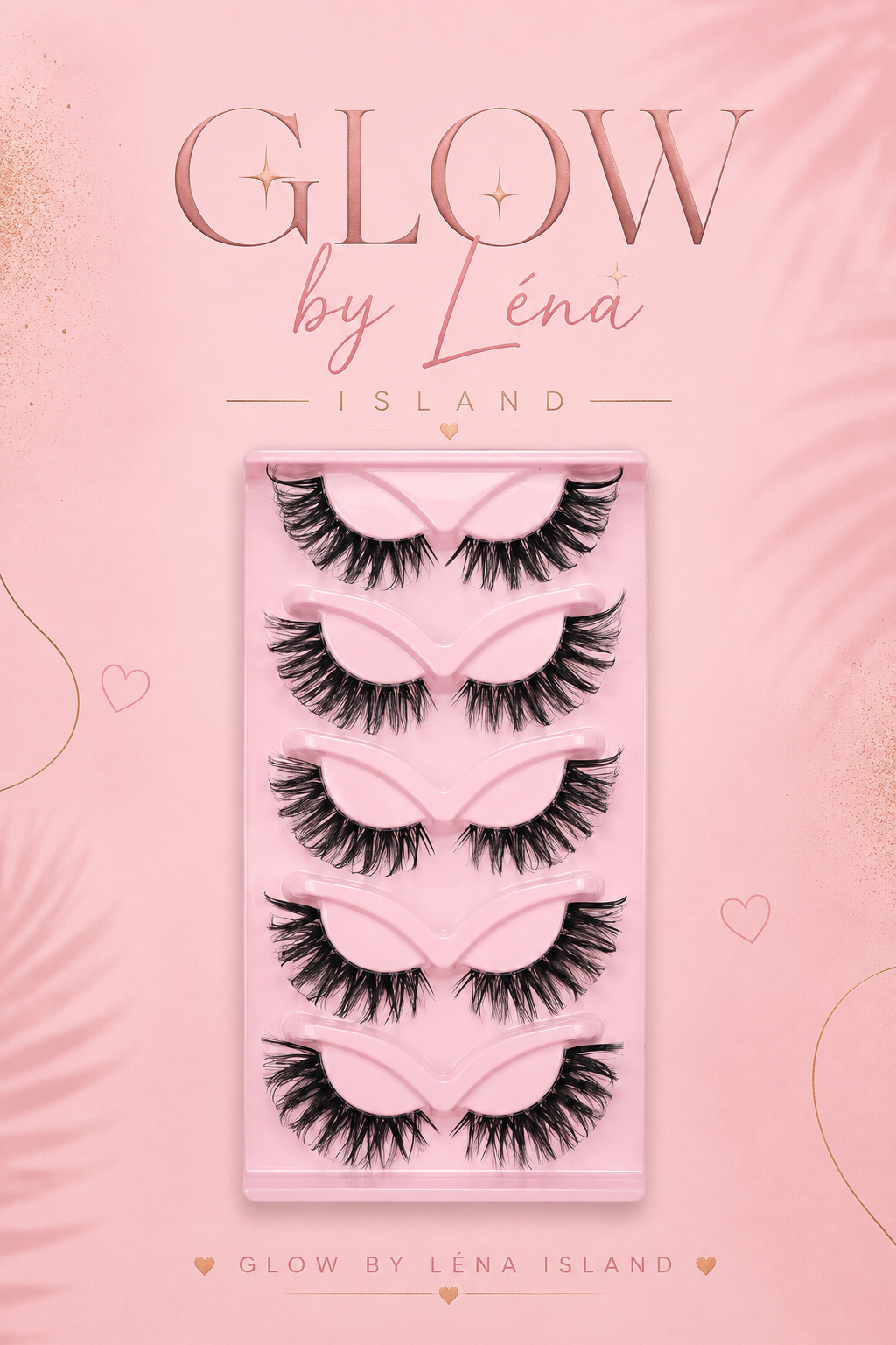👑 Faux Cils Glamour – Collection Glow ✨