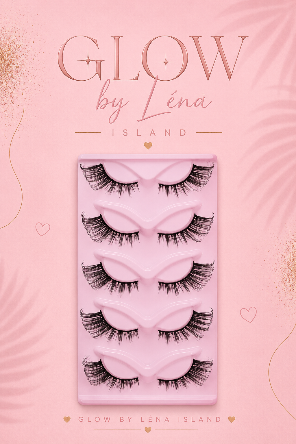 👑 Faux Cils Glamour – Collection Glow ✨