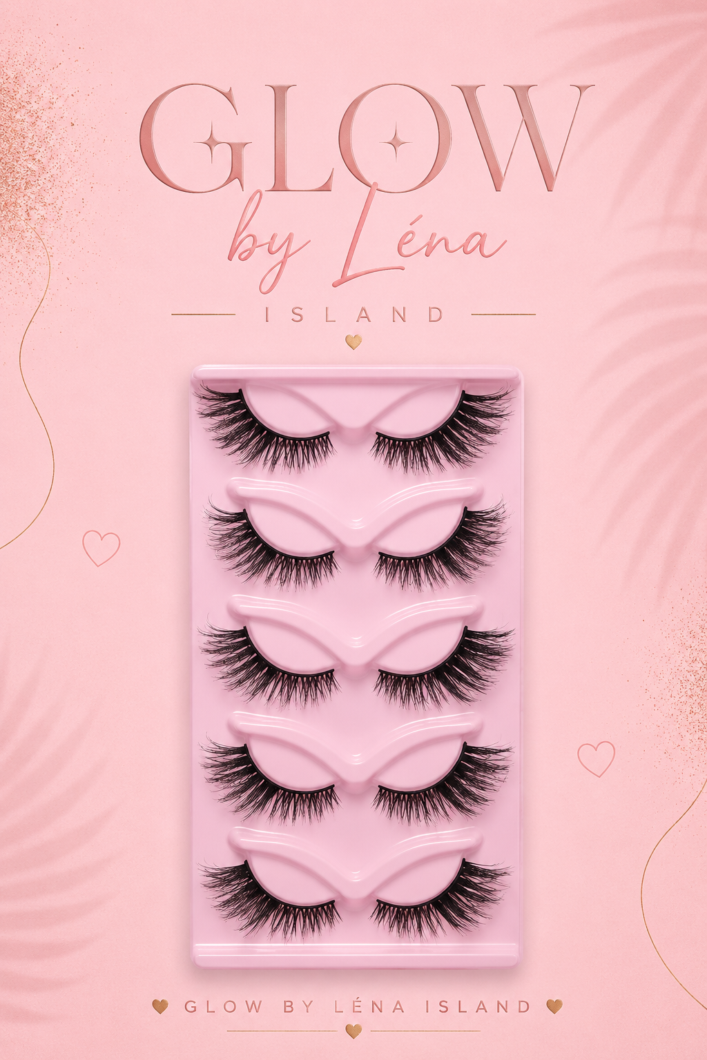 👑 Faux Cils Glamour – Collection Glow ✨