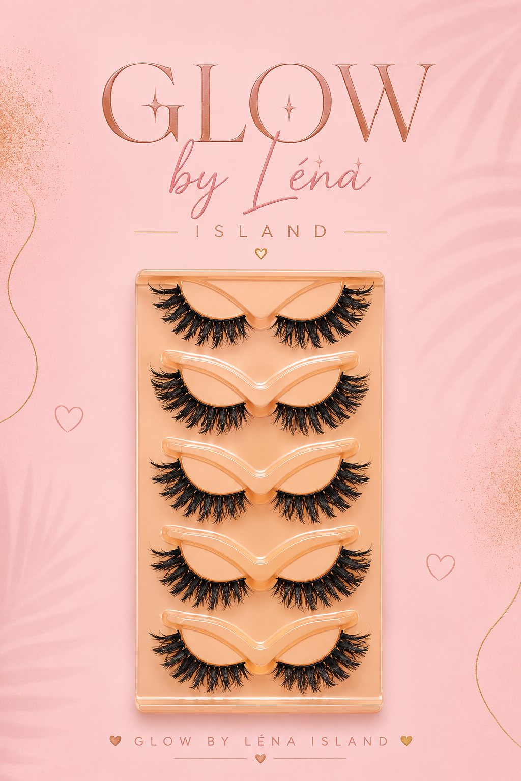 👑 Faux Cils Glamour – Collection Glow ✨
