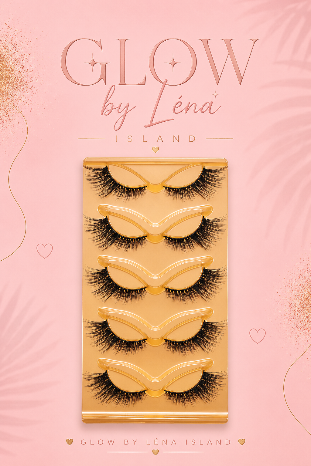 👑 Faux Cils Glamour – Collection Glow ✨