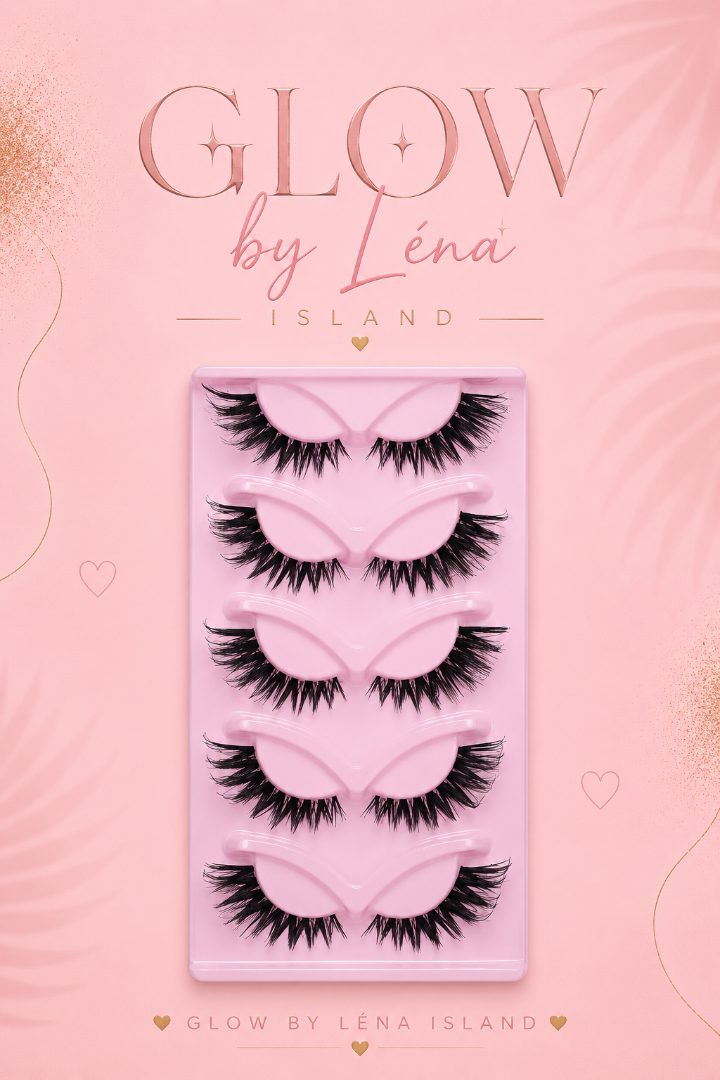 👑 Faux Cils Glamour – Collection Glow ✨