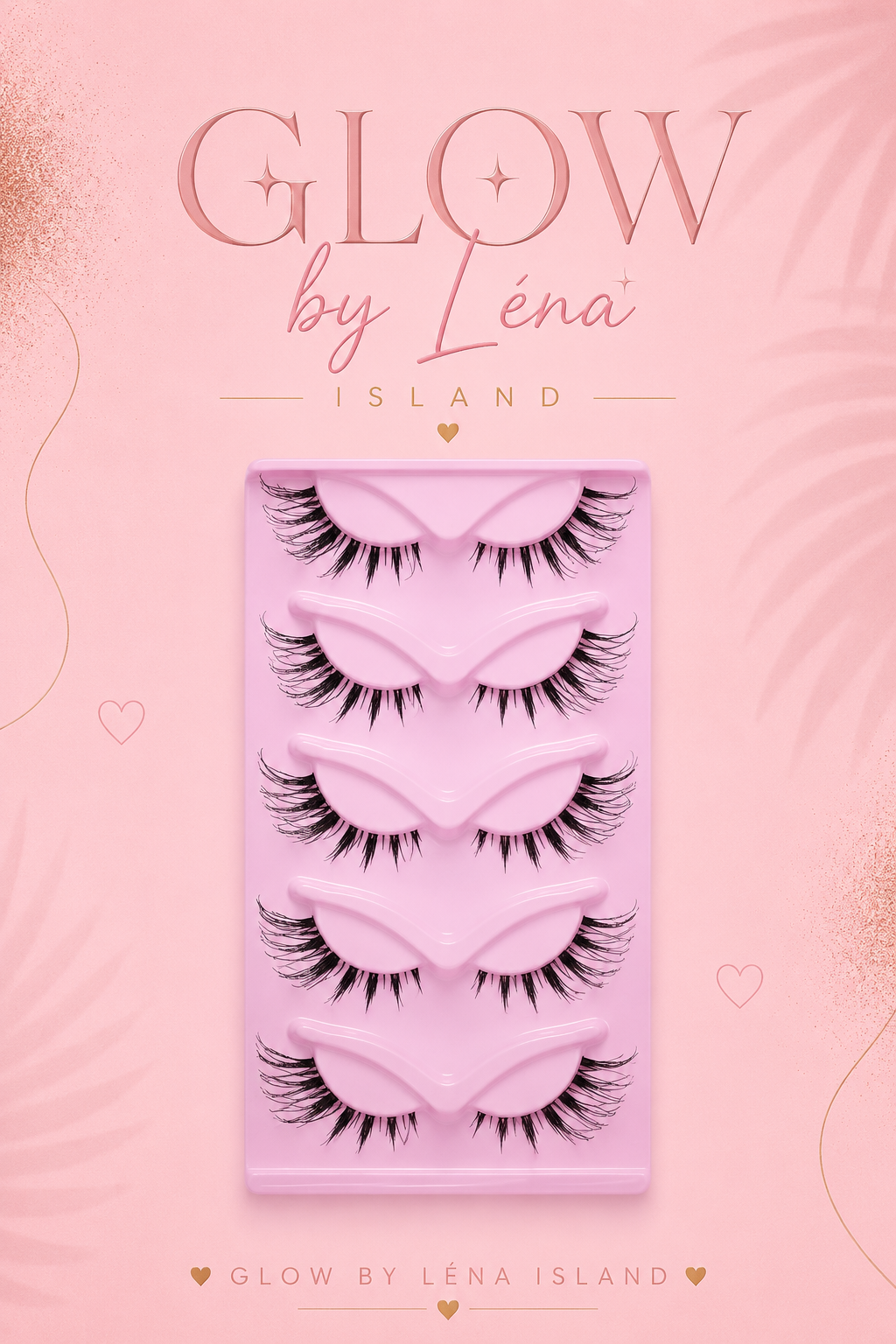 👑 Faux Cils Glamour – Collection Glow ✨