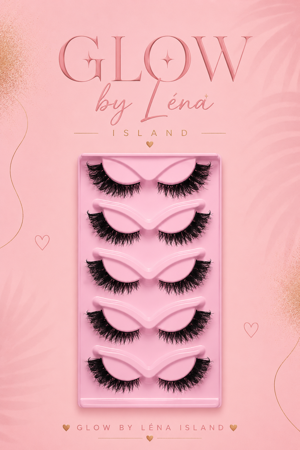 👑 Faux Cils Glamour – Collection Glow ✨