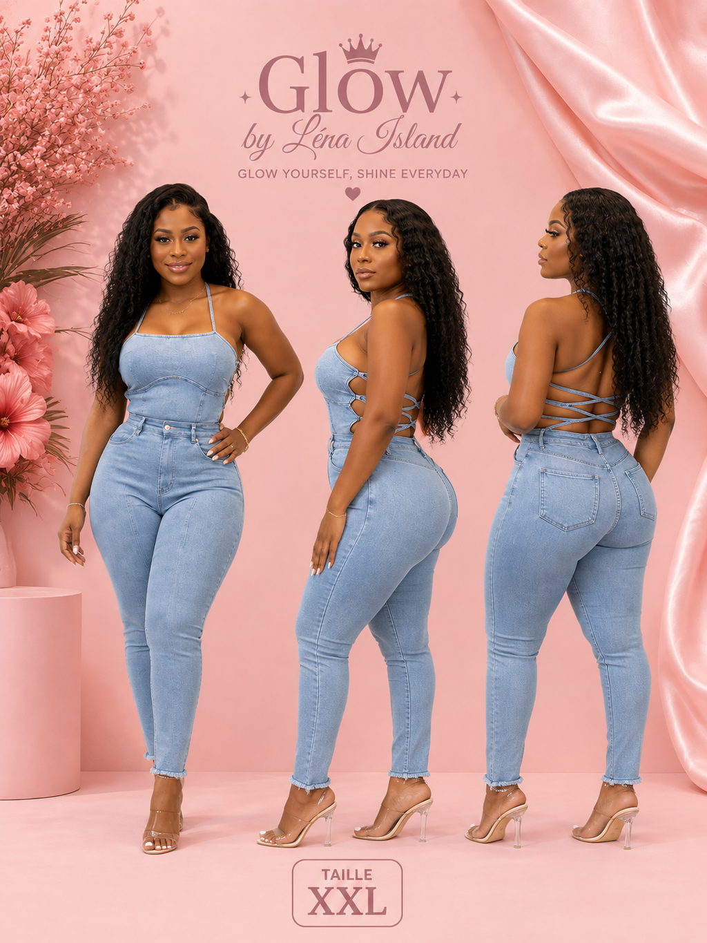 👖 Jean Slim Fit Light Blue – Style Chic & Tendance ✨