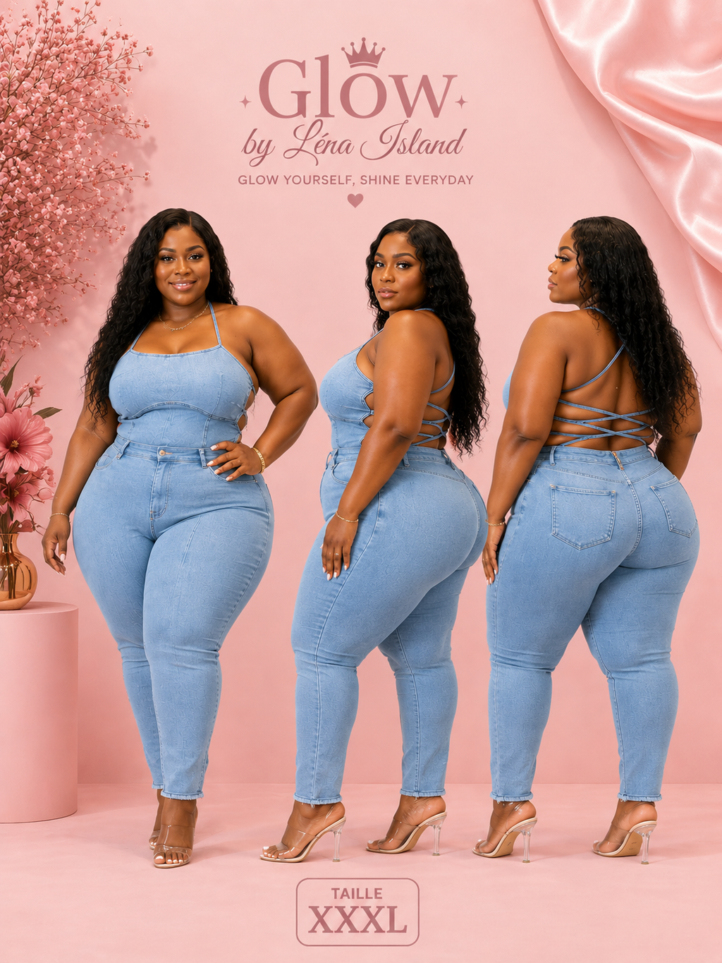 👖 Jean Slim Fit Light Blue – Style Chic & Tendance ✨