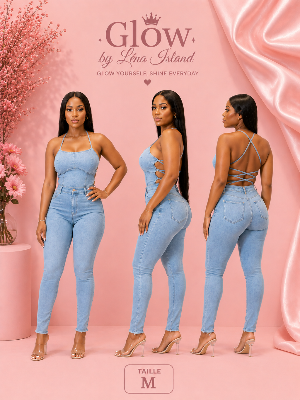 👖 Jean Slim Fit Light Blue – Style Chic & Tendance ✨