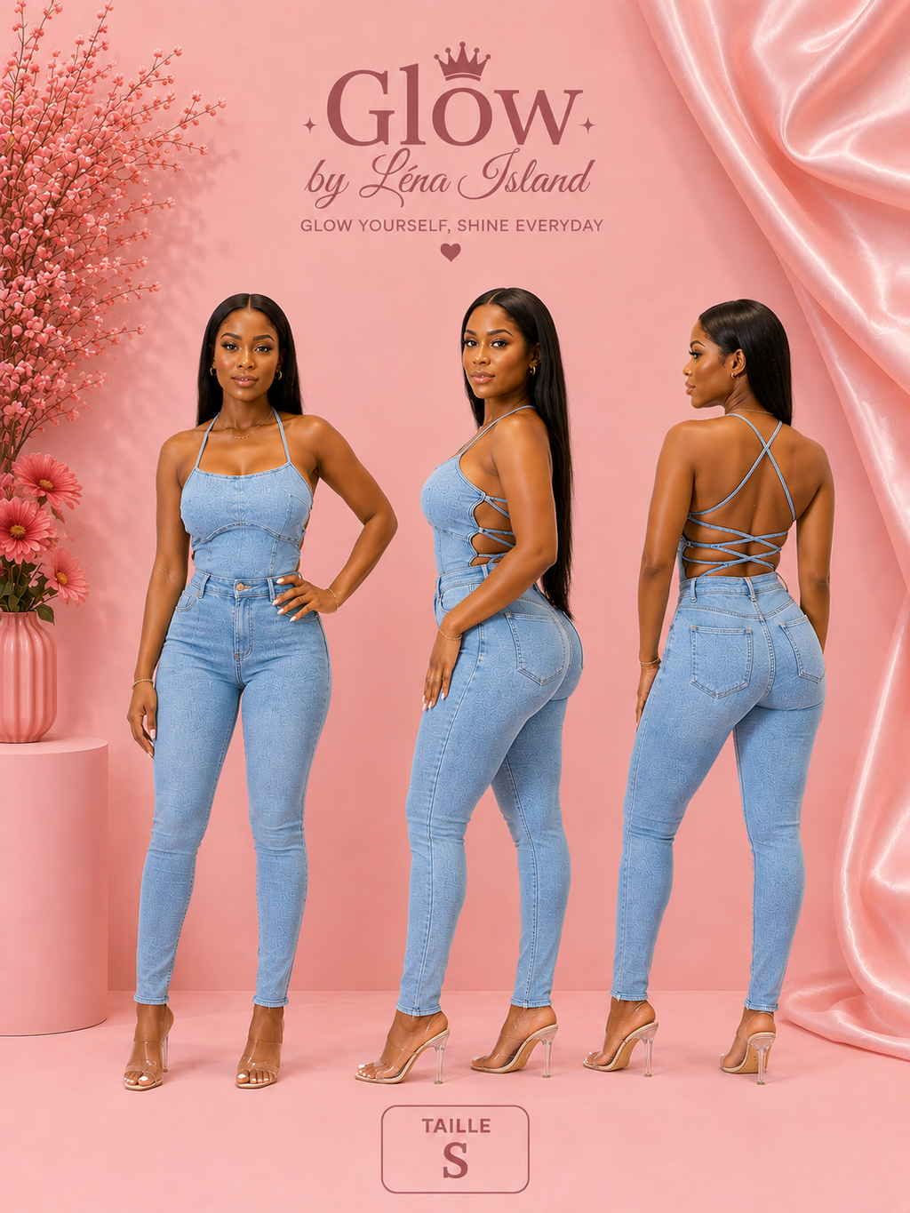 👖 Jean Slim Fit Light Blue – Style Chic & Tendance ✨