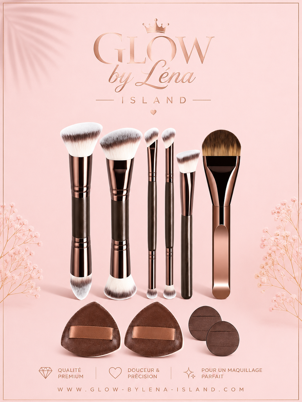 🦋✨ Kit de Pinceaux Maquillage Professionnels ✨🦋