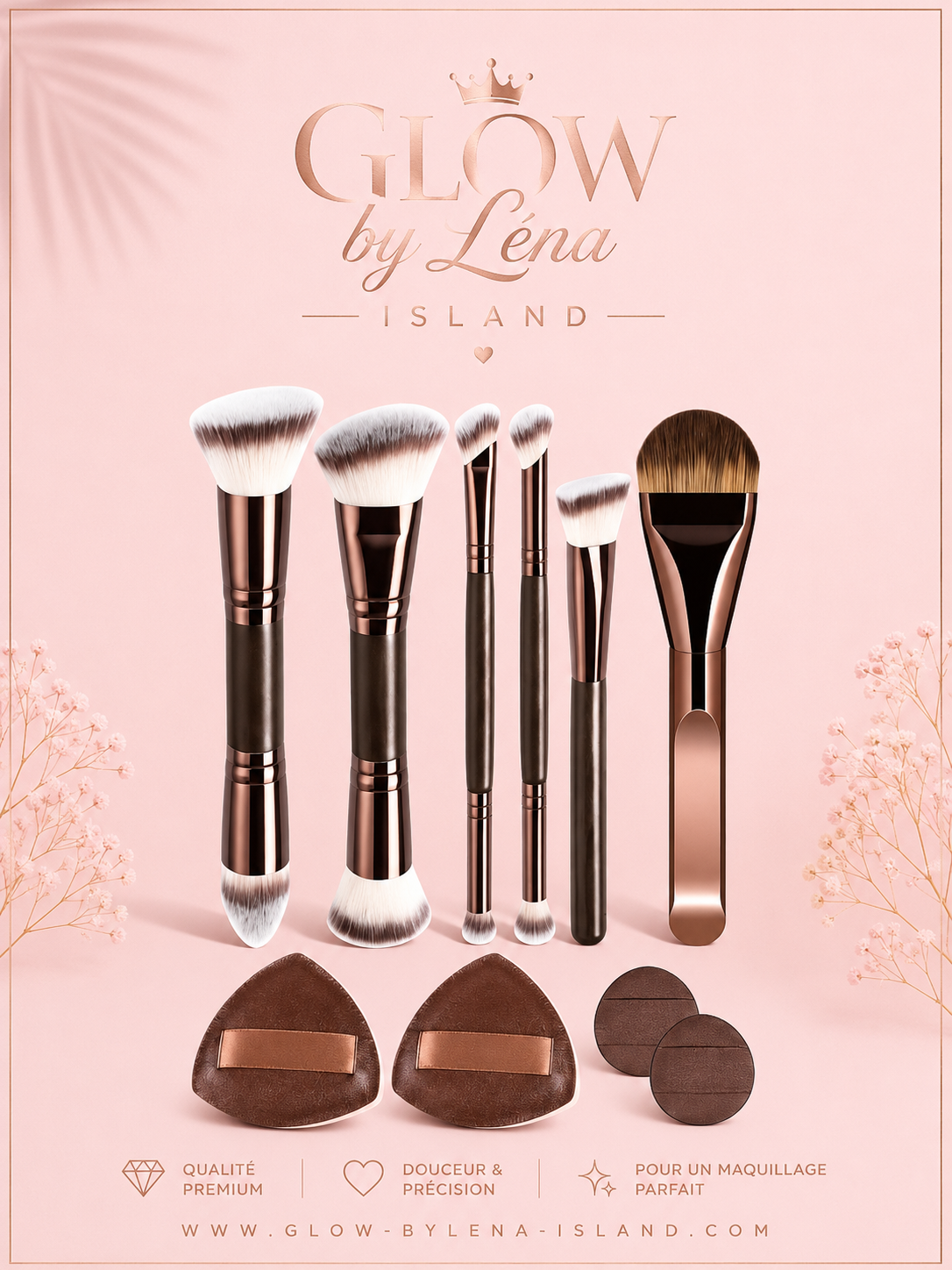 🦋✨ Kit de Pinceaux Maquillage Professionnels ✨🦋