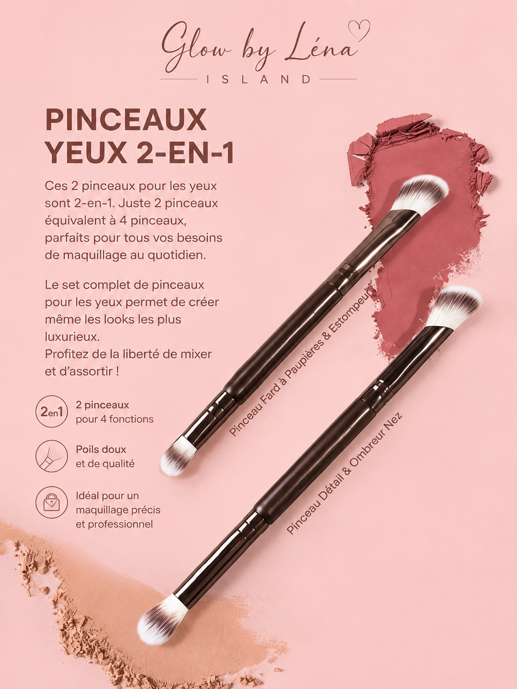 🦋✨ Kit de Pinceaux Maquillage Professionnels ✨🦋