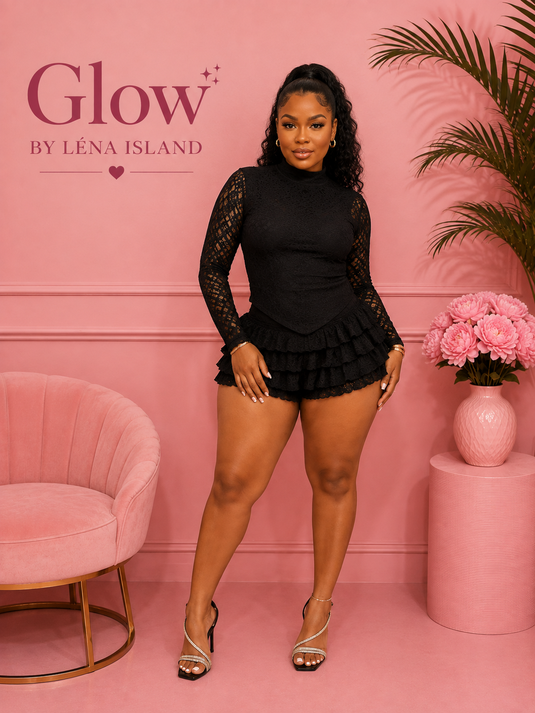 ✨ Combinaison Romper en Dentelle – Élégance & Glamour ✨